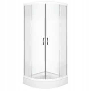 Sprchovací kút Kerra Xenia Duo s posuvnými dverami 80 x 80 cm