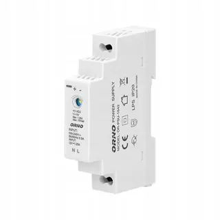 Zdroj napájania na DIN lištu 12VDC, 1,25 A, 15 W, šírka 1 modul