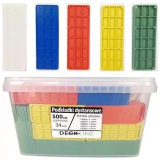PVC krytky parapetov Deckline 3,4 x 10 cm 500 ks.