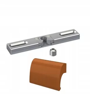 BALKONOVÝ ZÁVER pohyblivý stĺpik + POCHVYT DELUXE ZLATÝ DUB RAL 8003