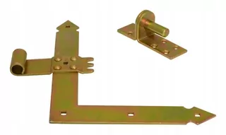 SKRUTKOVANÝ ZÁVES DVERÍ 250MM 2 KUSY