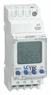 Jednokanálový týždenný časový ovládač RD-TPD1 230 V AC LCTEC