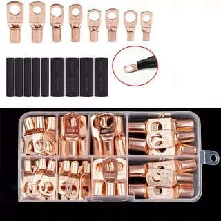 Súprava zmršťovacích tub + medený hrot 6-25