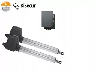 Kompletná súprava pohonu RotaMatic 2 P BiSecur série 3 pre krídlové brány, ktorá obsahuje: