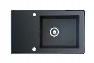 Kuchynský drez - Granite Sink + Sklo BRH VENETO ZSV GX2C 1,0 OC