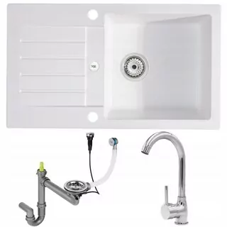 Žulové umývadlo sifón SPACE SAVING