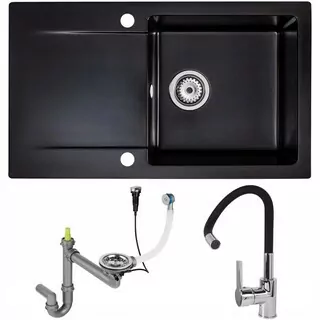 Žulové umývadlo sifón SPACE SAVING