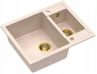 Drez MORGAN 150 GraniteQ + sifón s odtokovou rúrkou 3,5" SteelQ Oceľ