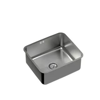 Oceľový drez STEVEN SteelQ + sifón s odtokom 3,5"