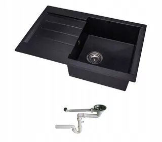 Kuchynský drez - Umývadlo GRANITE 76X50 + SIPHON 8 FARBY