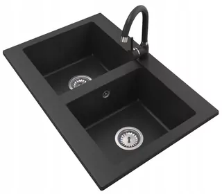 Kuchynský drez - Umývadlo B-Chamber Granite Sink + Batéria +