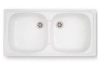 Akryl line 40 × 80 2-KOMOROWY white