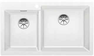 Drez 86X50 CM s Silgranit biely BLANCO