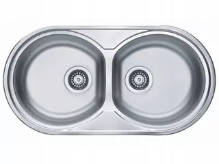 Formulár alveus 50 84 × 44 cm 2-KOMOROWY inox