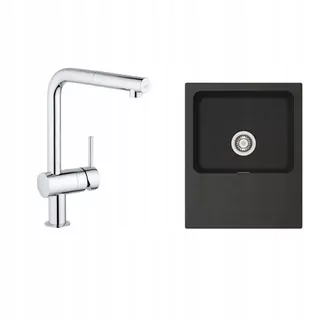 Drez Franke Onyx s batériou GROHE Mint