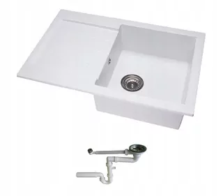 Kuchynský drez - Umývadlo GRANITE 76X50 + SIPHON 8 COLORS