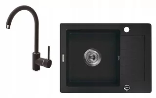 Kuchynský drez - Umývadlo GRANITE + BATTERY DEAPERTE ZORBA ZQZA211A