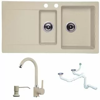 Žula drevík + kuchynská baterija + dávkovač