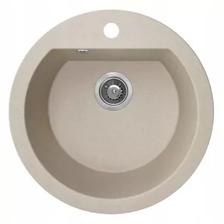 Kuchynský drez - GRANITE DOPLNOSŤ 1-COMBE ROUNDY 51 cm BEIGE