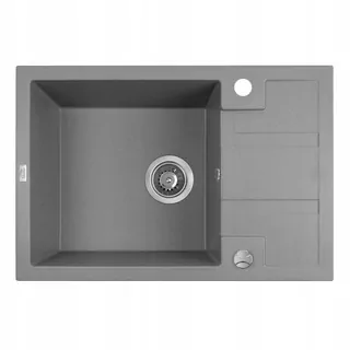 Kuchynský drez - GRANITE DOPLNOSŤ 1-COMBE 65X44 CM GRAY