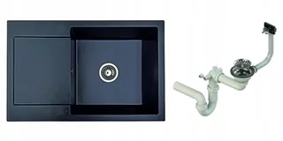 Kuchynský drez - GRANIOTE SIRPH 4 FARBY 78X50 SIPHON
