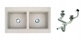 Kuchynský drez - GRANITE SIMP 4 FARBY 79X45 SIPHON