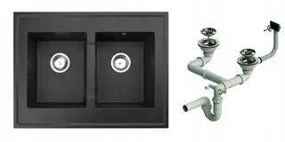 Kuchynský drez - GRANITE SIMP 4 FARBY 80X60 SIPHON