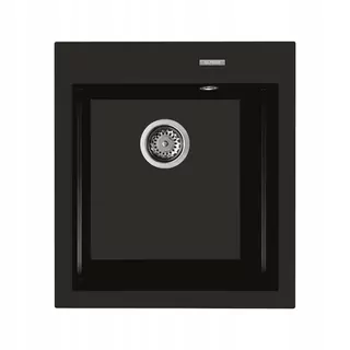 Granit line 47X51,5 cm black mat oltens