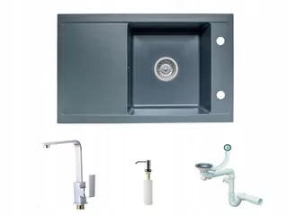 Žula drevík + kuchynská baterija + dávkovač tekutosti
