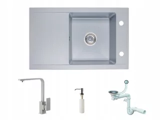 Žula drevík + kuchynská baterija + dávkovač tekutosti