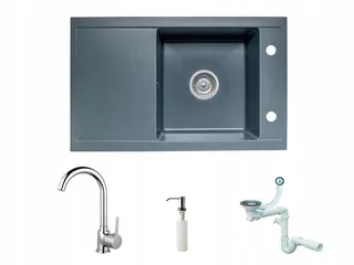 Žula drevík + kuchynská baterija + dávkovač tekutosti