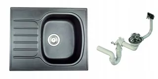 Kuchynský drez - GRANIOTOVÉ DOPLNKY FARBY 61X50 SIPHON
