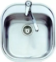Teka Drez 1-komorový Stylo MTX bez odkvapkávača 46,5 × 48,5 cm inox ( 10107045 )