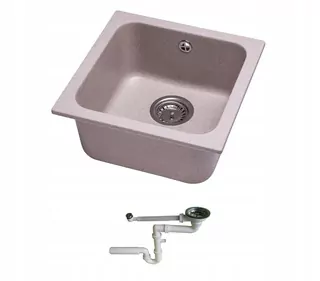 Kuchynský drez - Sink Sink GRANITE 40X40 S SIPHON 8 FARBY
