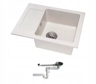 Kuchynský drez - DREZ DREZ GRANIT 58x44 + SIPHONE 8 farieb