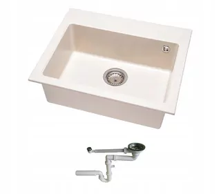 Kuchynský drez - Sink Sink GRANITE 58X48 S SIPHON 8 FARBY