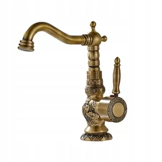 Umývadlová batéria - Beautiful Old Style Antique Golden Retro Batérie
