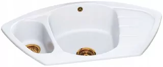 1. Rohový žulový drez COMPACT