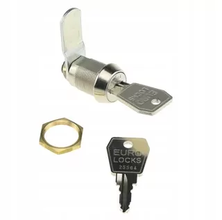 Zámok s vačkou B671 od firmy Euro-Locks 20mm s kľúčmi a jazykom 40mm