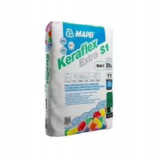 Lepiaca malta KERAFLEX EXTRA BIELA S1 23 kg Mapei