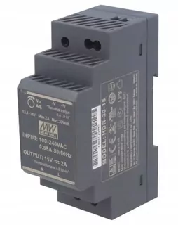 Napájací zdroj DIN pre video interkom HDR-30-15 15 V DC / 2 A