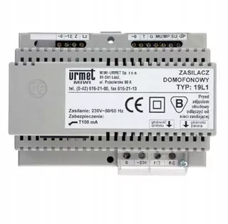 Urmet 19L1 din 4+N intercom