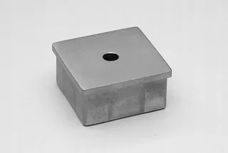 Nerez zátka na 50x50, otvor 8, INOX
