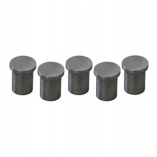 Zátka na tenkú rúrku Knop plochá 12,7 mm matná 5 ks