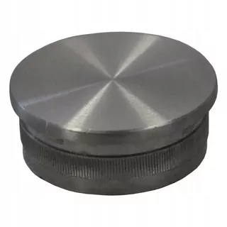 Krytky zábradlia Knop plochá 42,4 mm matná 2 ks