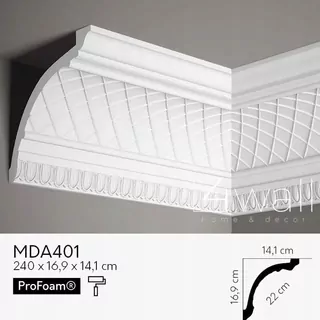 Ozdobná palácová štuková lišta MDA401