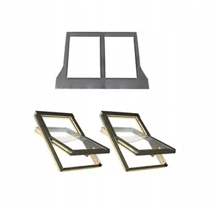 Strešné okno - Sada 2 okien kolies OptiLight D Pro U4 78x98 +. COMBI