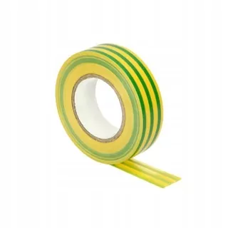 Sada 10ks izolačných pások 19mm, žltá / zelená, u