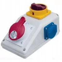 Rozvádzač s vypínačom L-O-P 16/5+230 V