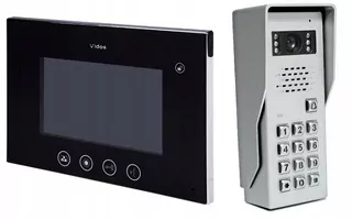 Farebný handsfree monitor so 7" LCD displejom + bránová stanica, povrchová montáž